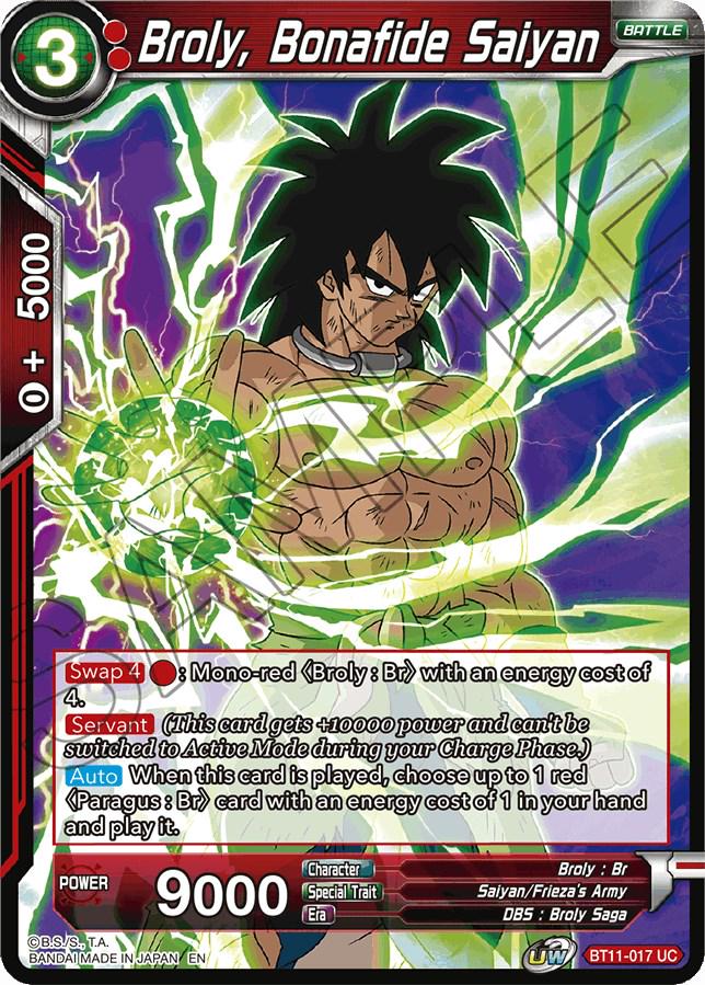 Broly, Bonafide Saiyan BT11-017