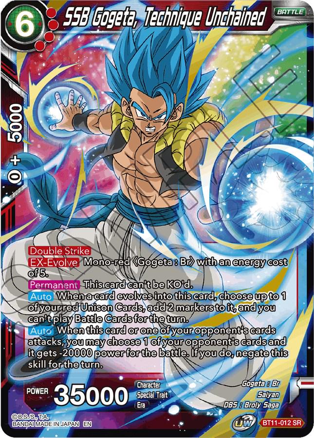 SSB Gogeta, Technique Unchained BT11-012