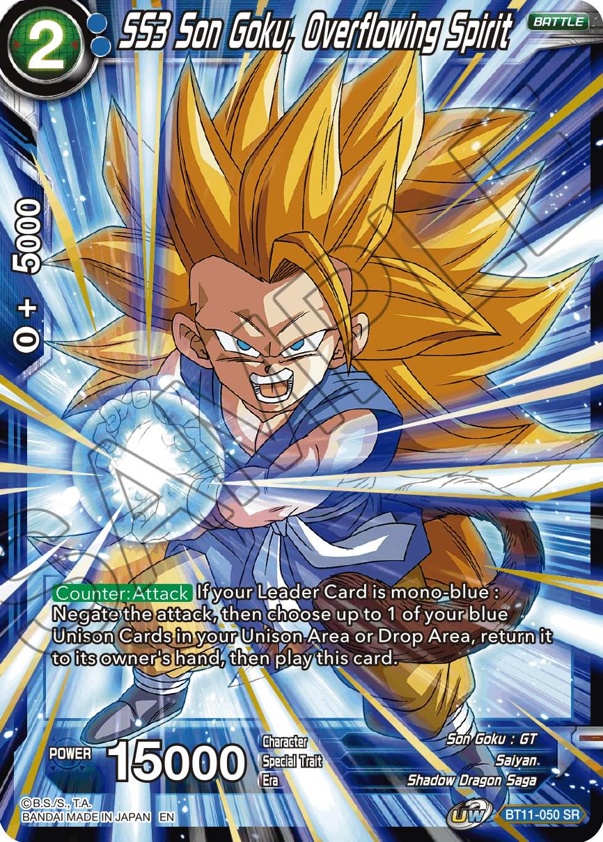 SS3 Son Goku, Overflowing Spirit BT11-050