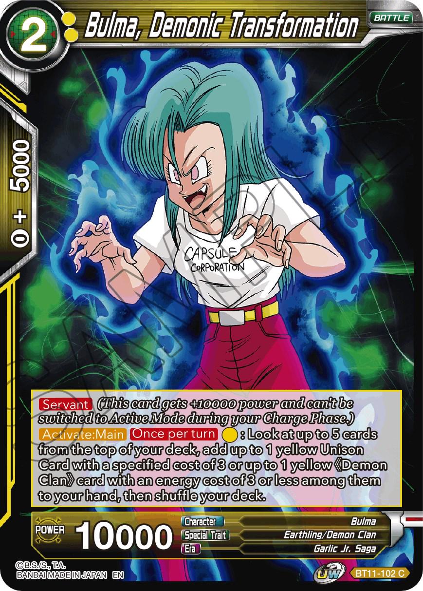 Bulma, Demonic Transformation BT11-102