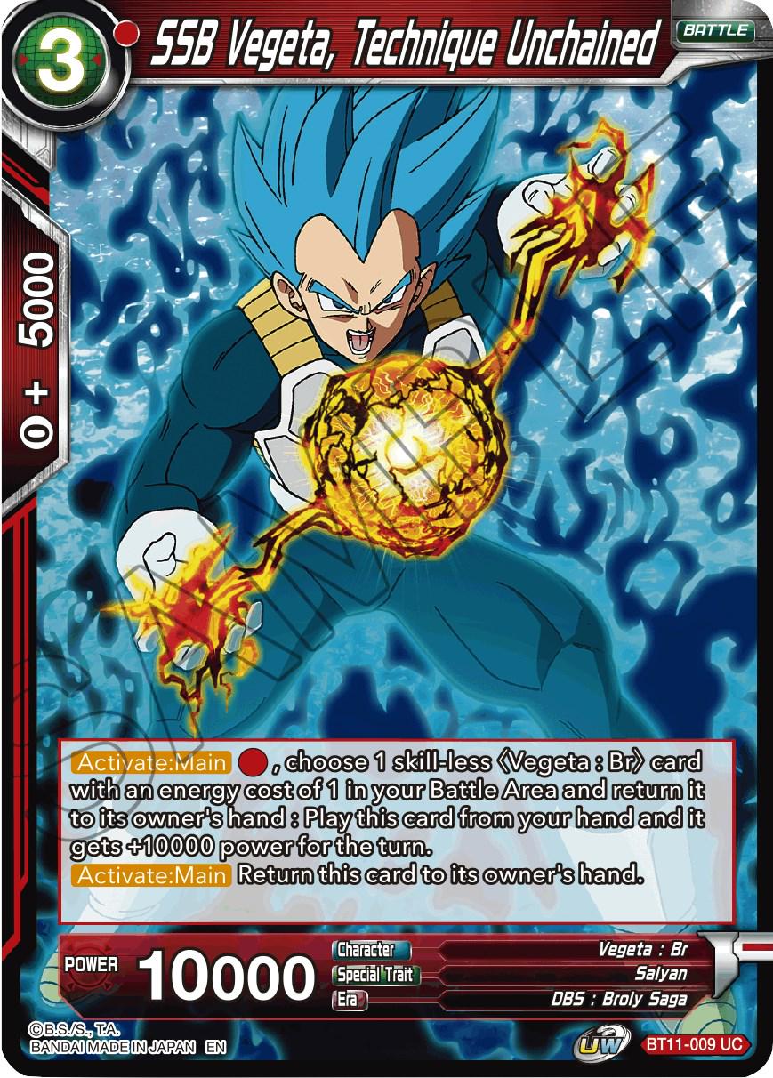 SSB Vegeta, Technique Unchained BT11-009