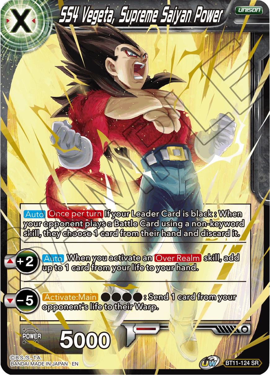SS4 Vegeta, Supreme Saiyan Power BT11-124