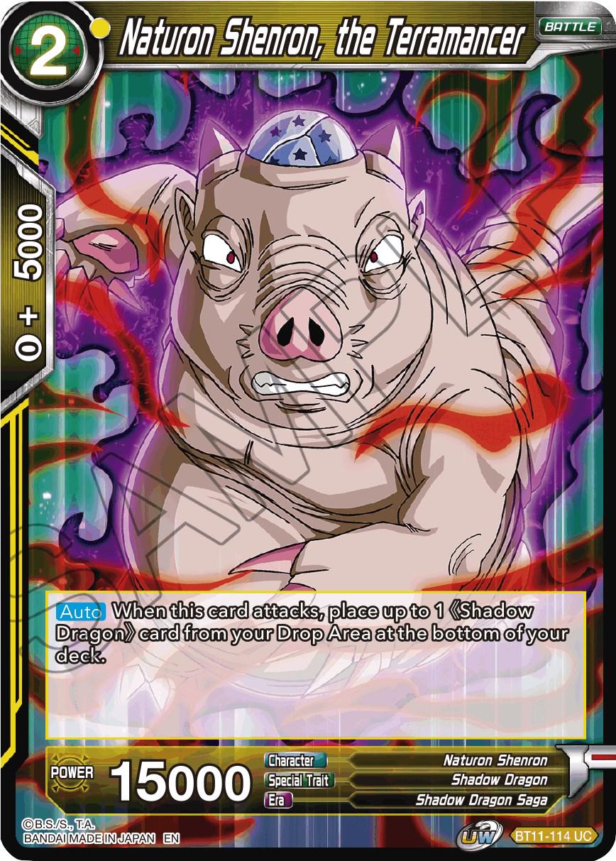 Naturon Shenron, the Terramancer BT11-114