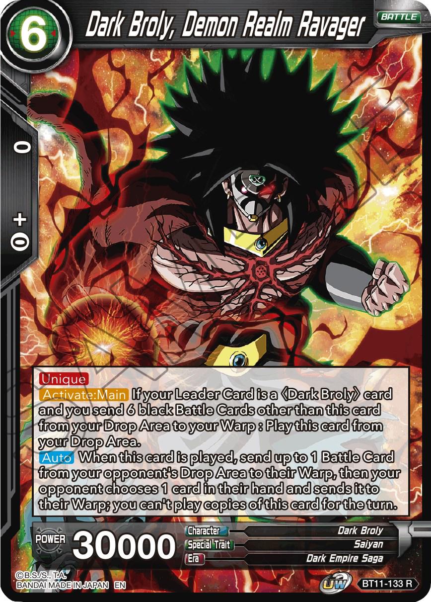 Dark Broly, Demon Realm Ravager BT11-133