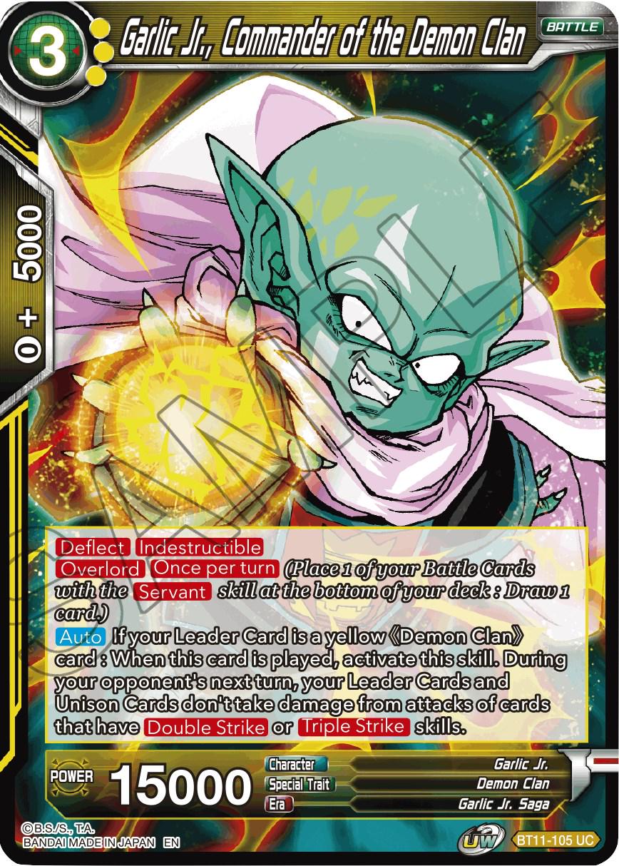 Garlic Jr., Commander of the Demon Clan BT11-105