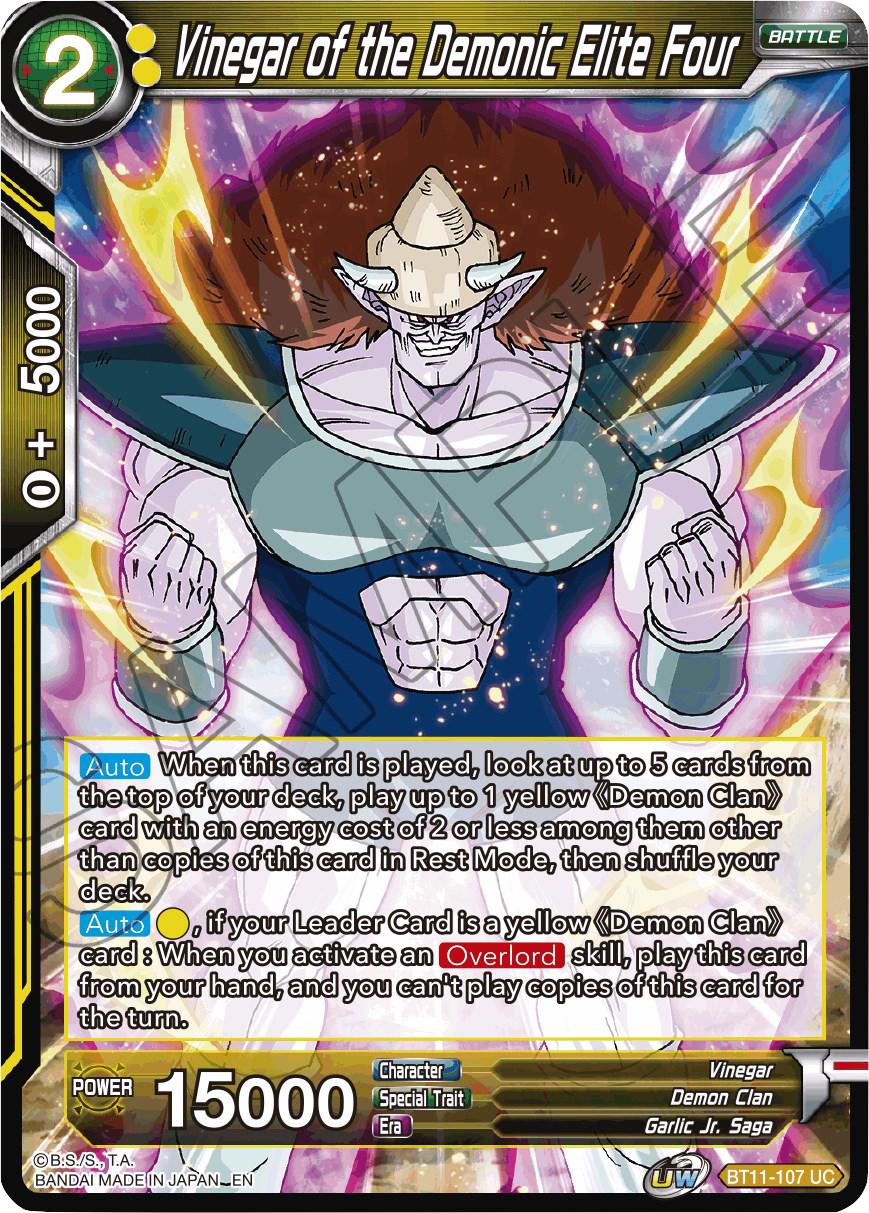 Vinegar of the Demonic Elite Four BT11-107