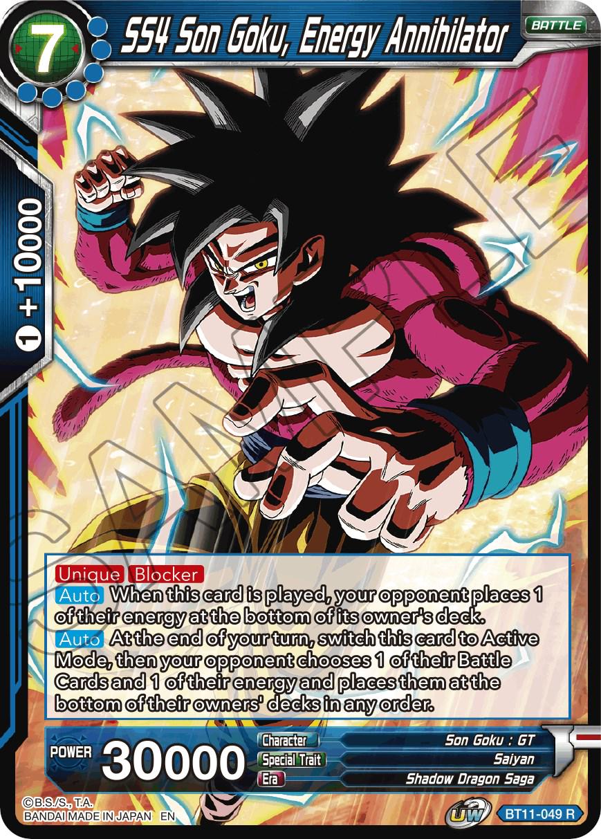 SS4 Son Goku, Energy Annihilator BT11-049