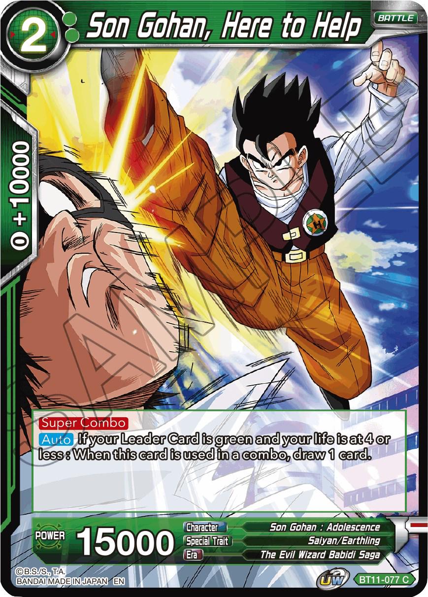 Son Gohan, Here to Help BT11-077