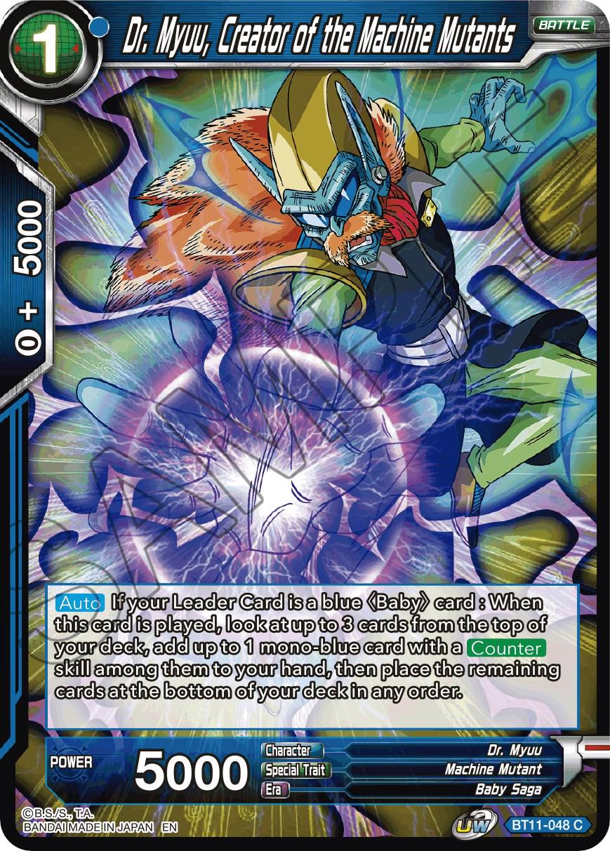 Dr. Myuu, Creator of the Machine Mutants BT11-048