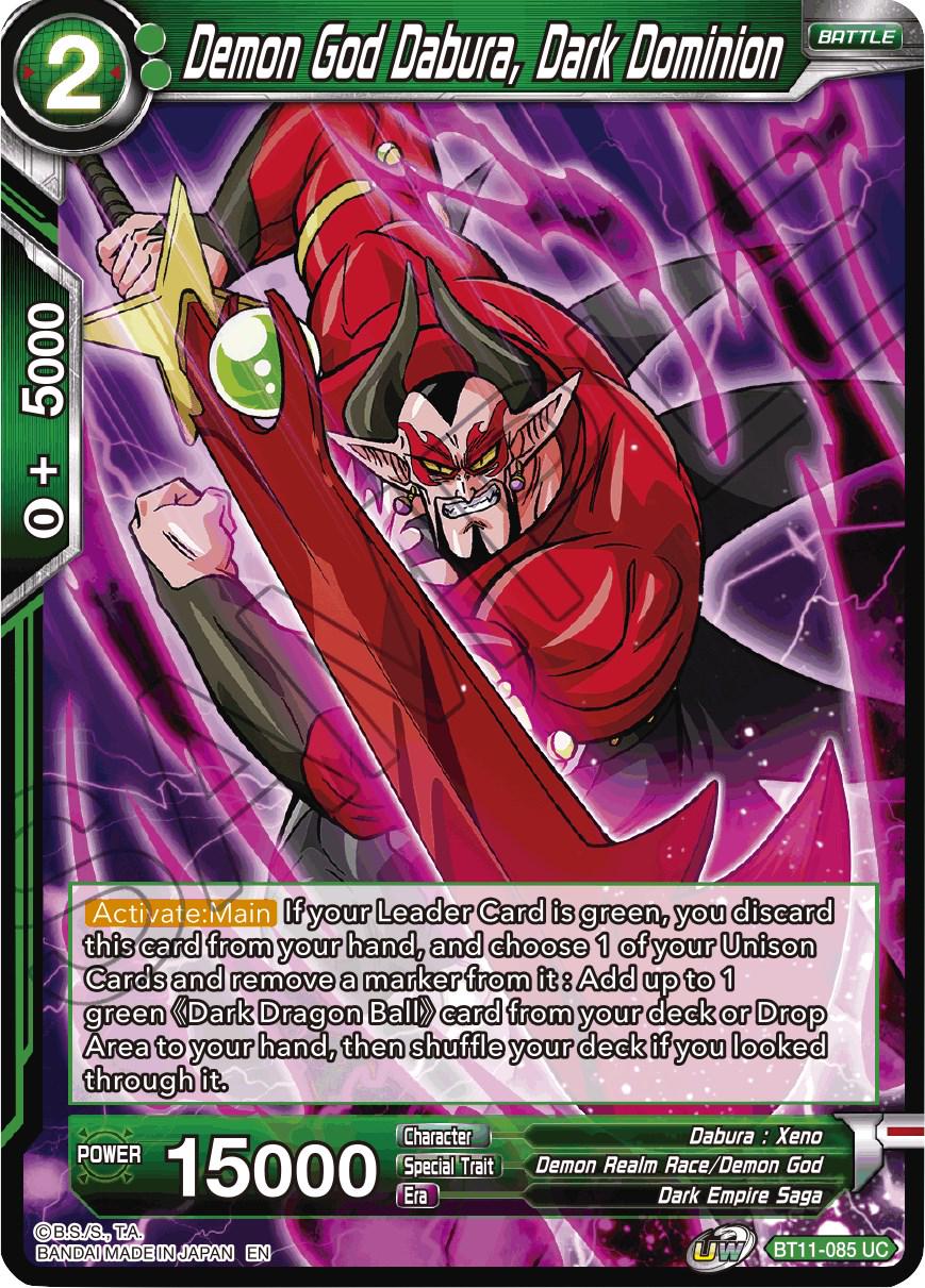 Demon God Dabura, Dark Dominion BT11-085