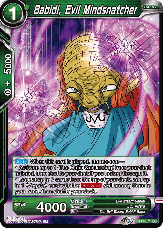 Babidi, Evil Mindsnatcher BT11-071