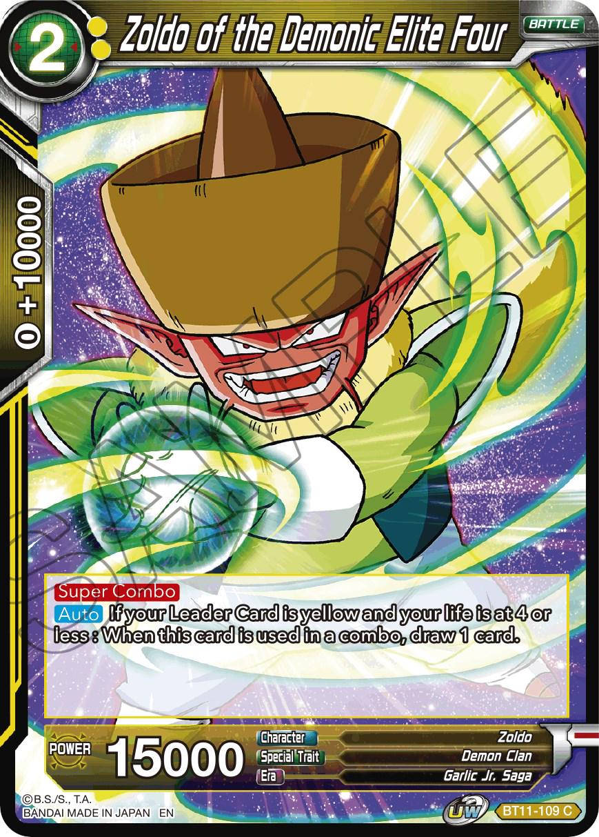 Zoldo of the Demonic Elite Four BT11-109
