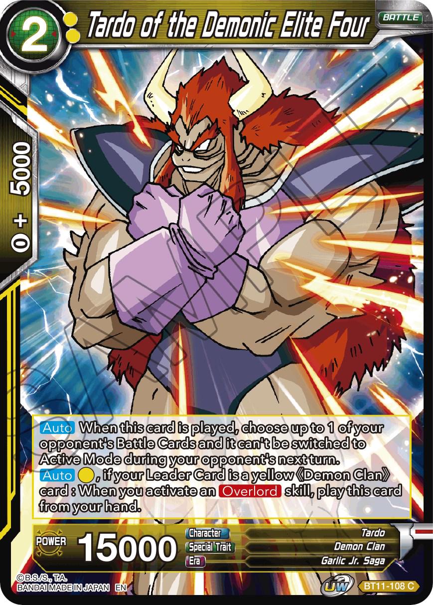 Tardo of the Demonic Elite Four BT11-108