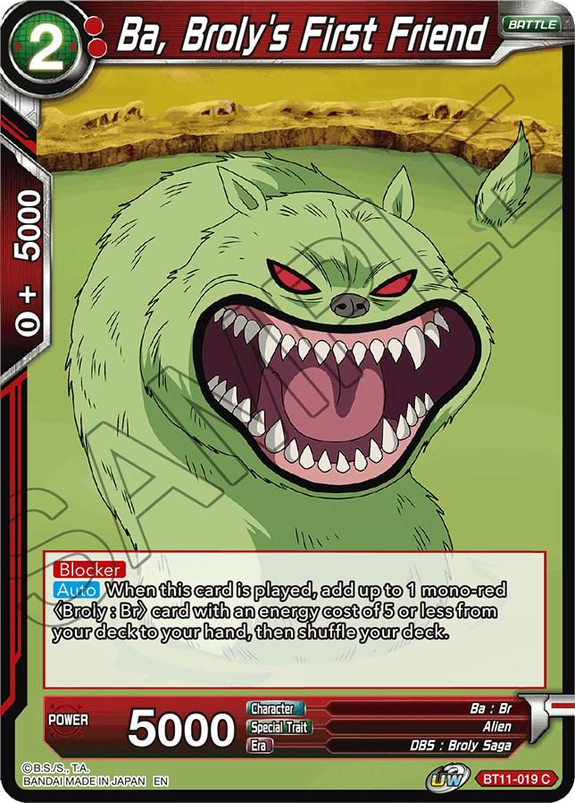 Ba, Broly's First Friend BT11-019