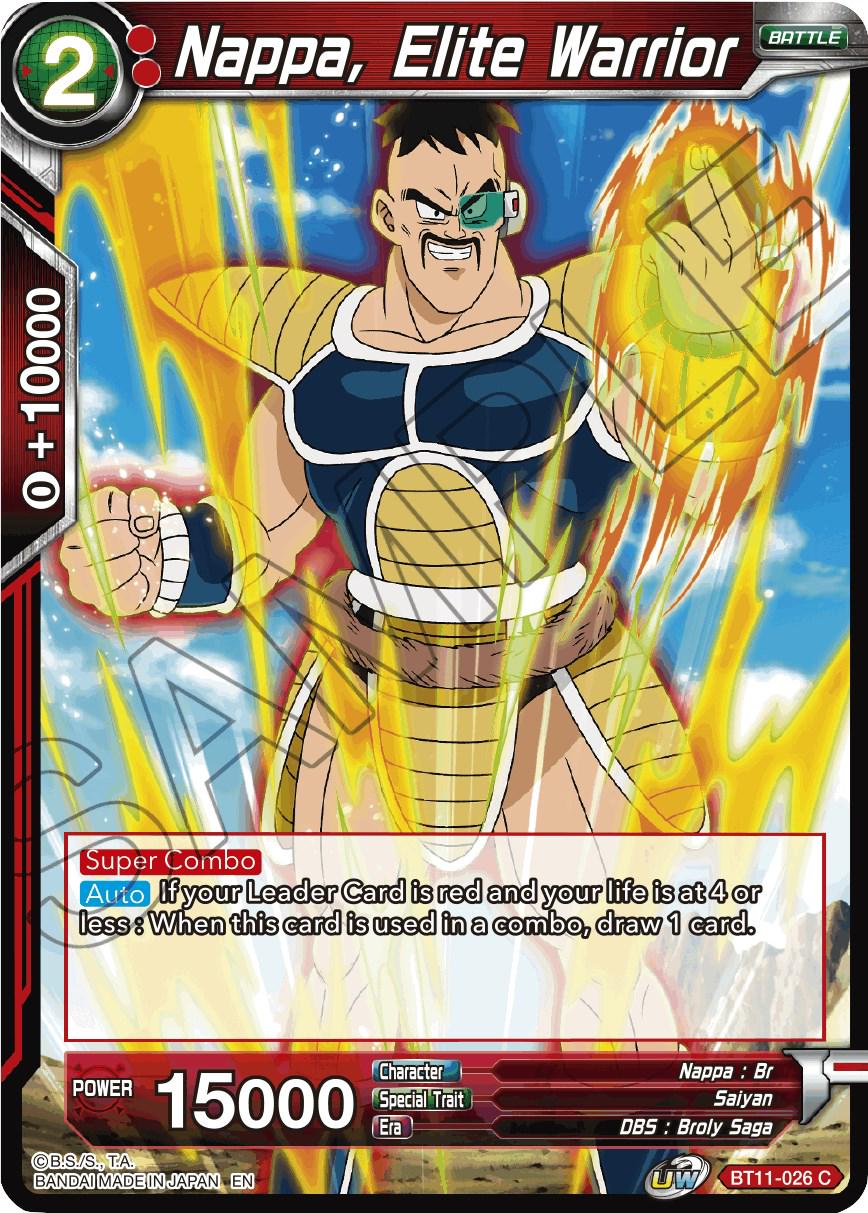 Nappa, Elite Warrior BT11-026