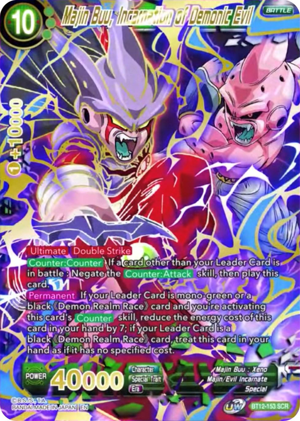 Majin Buu, Incarnation of Demonic Evil BT12-153