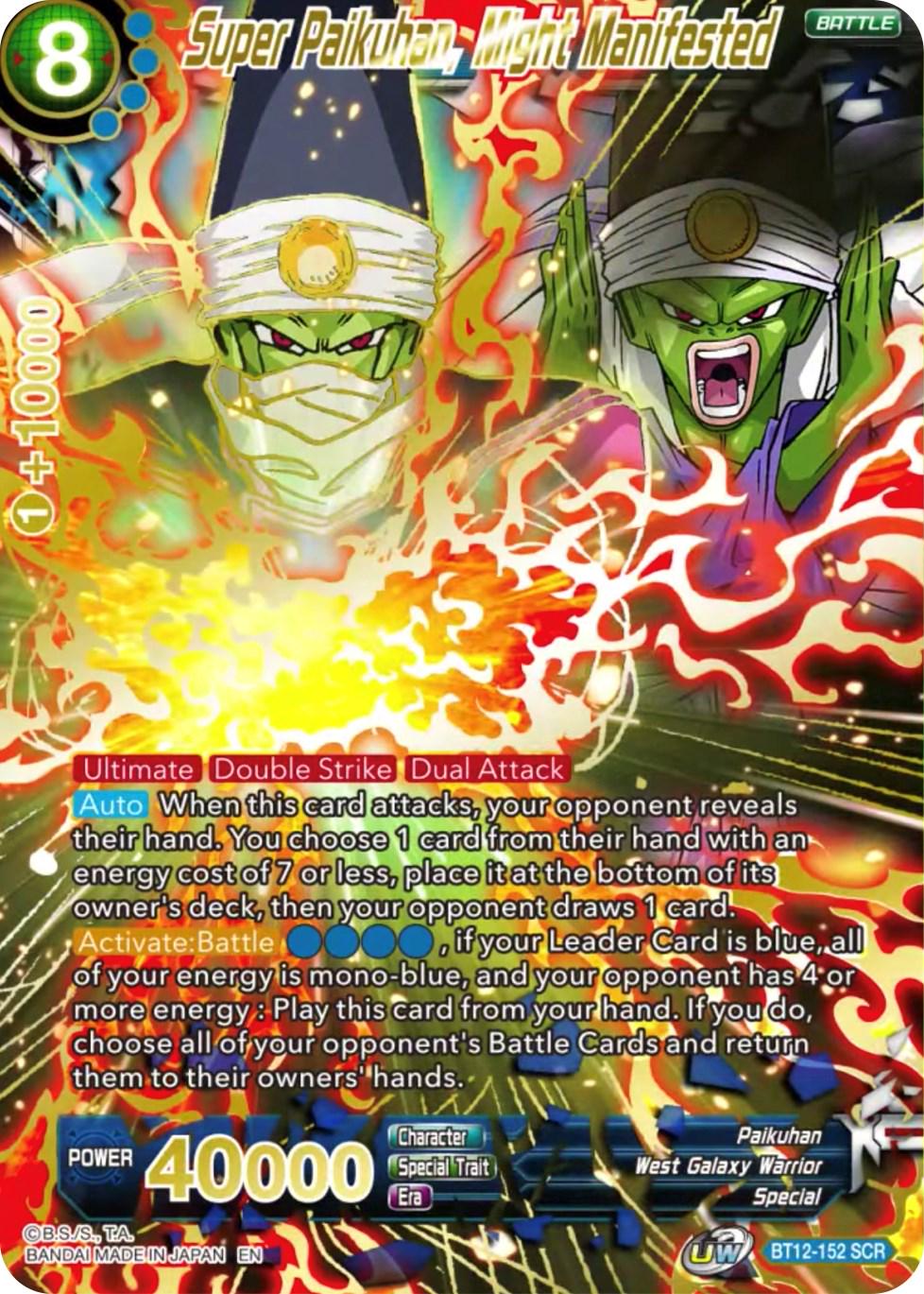 Super Paikuhan, Might Manifested BT12-152