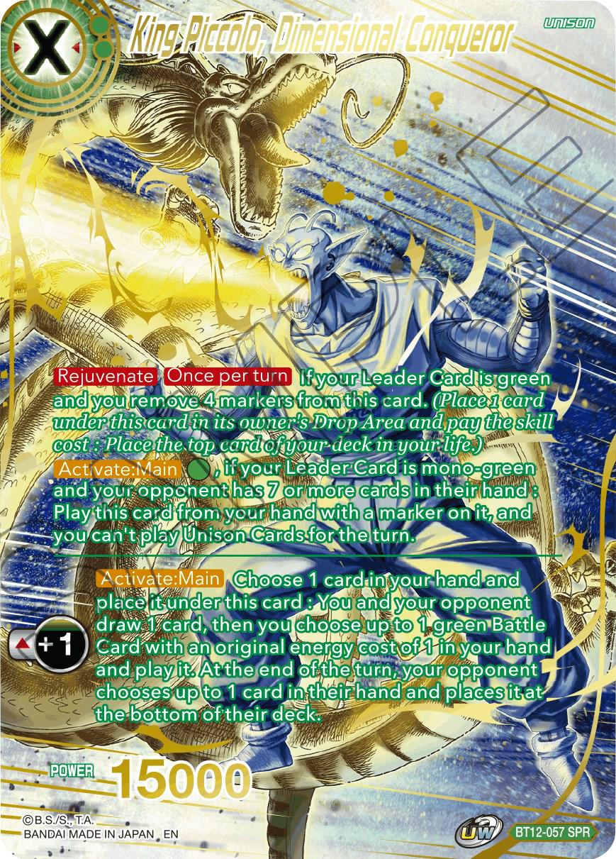 King Piccolo, Dimensional Conqueror [SPR] BT12-057