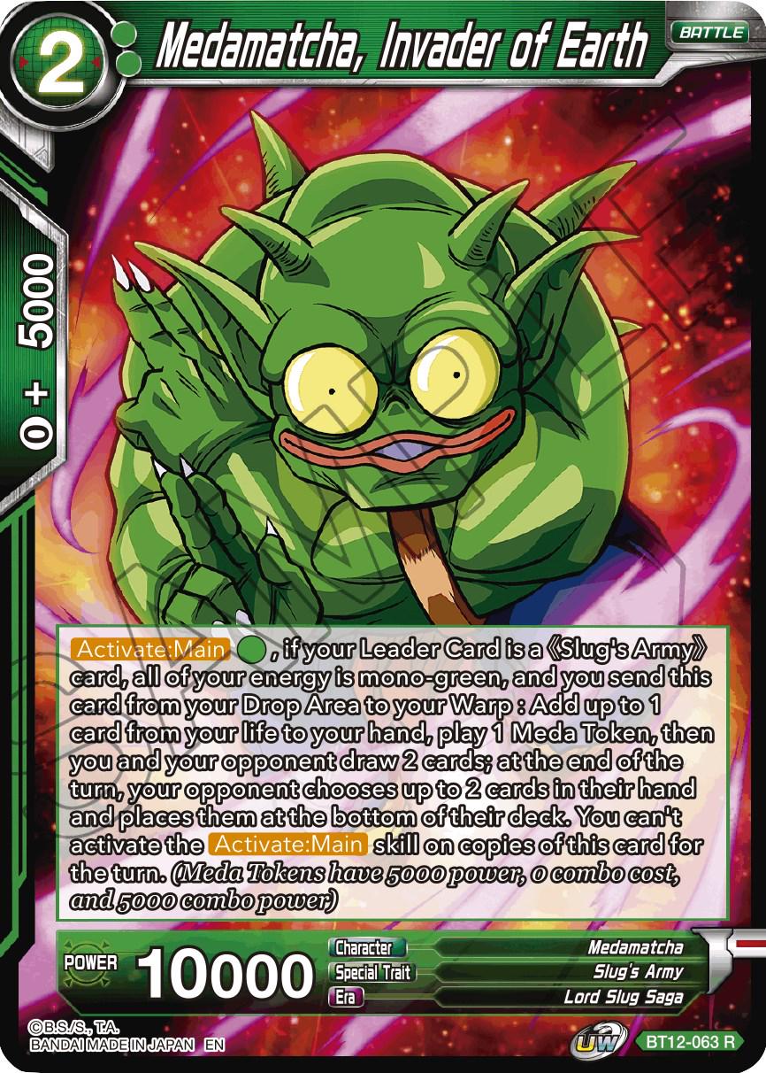 Medamatcha, Invader of Earth BT12-063