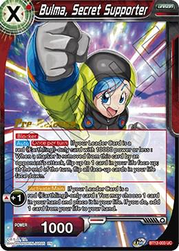 Bulma, Secret Supporter BT12-003