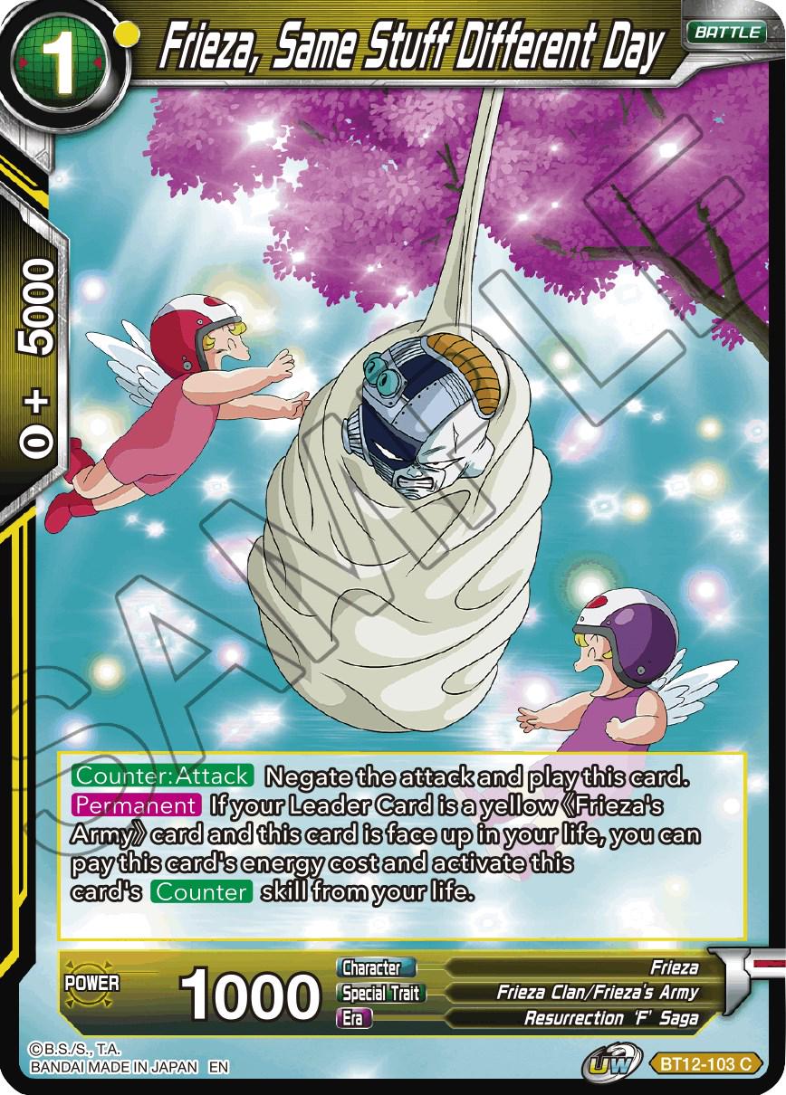 Frieza, Same Stuff Different Day BT12-103