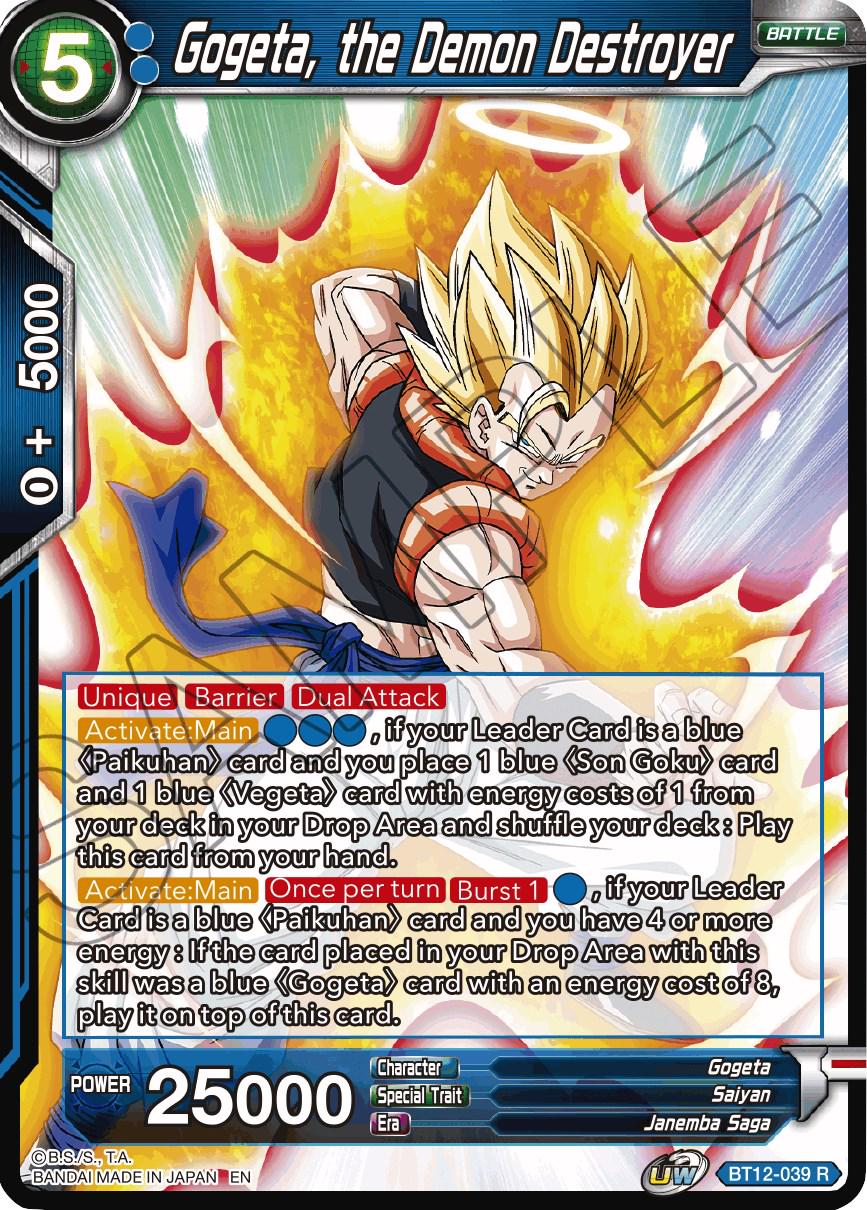 Gogeta, the Demon Destroyer BT12-039