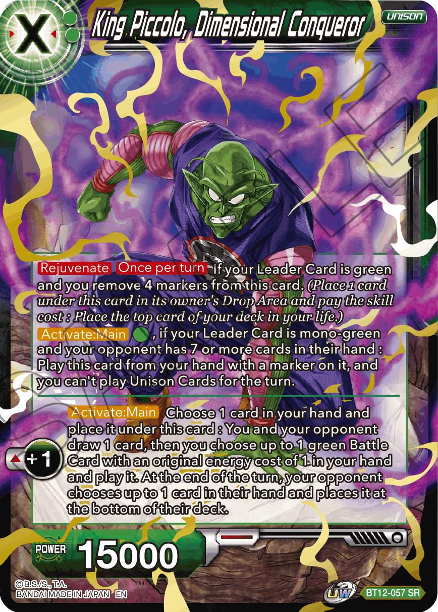 King Piccolo, Dimensional Conqueror BT12-057