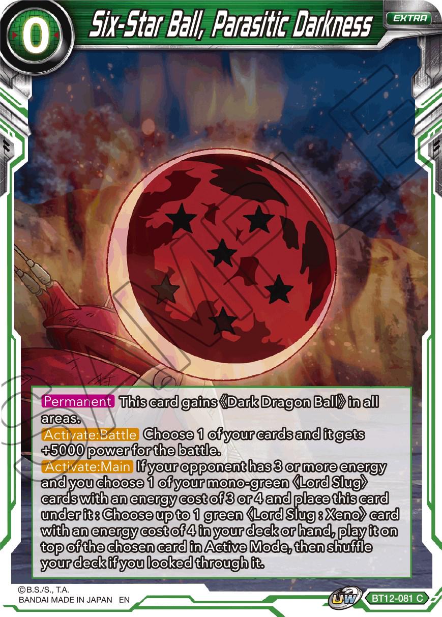 Six-Star Ball, Parasitic Darkness BT12-081