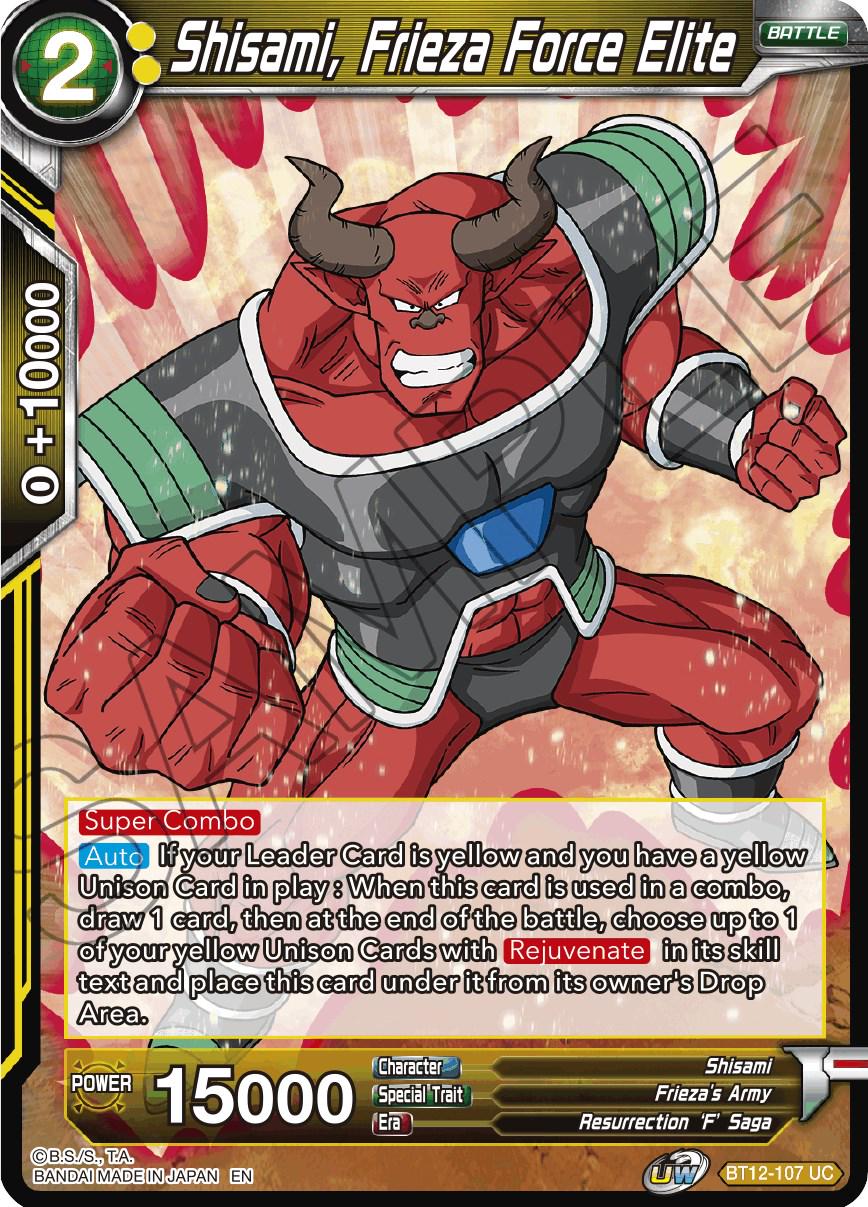Shisami, Frieza Force Elite BT12-107