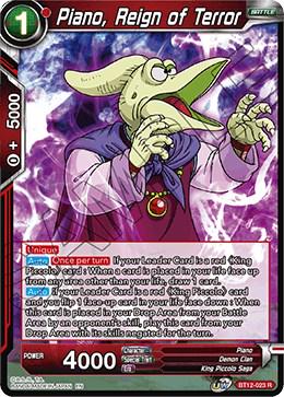 Piano, Reign of Terror BT12-023