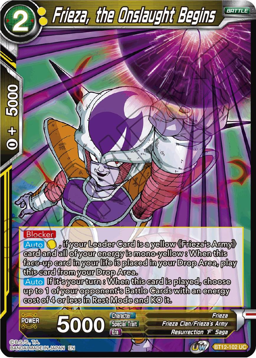 Frieza, the Onslaught Begins BT12-102