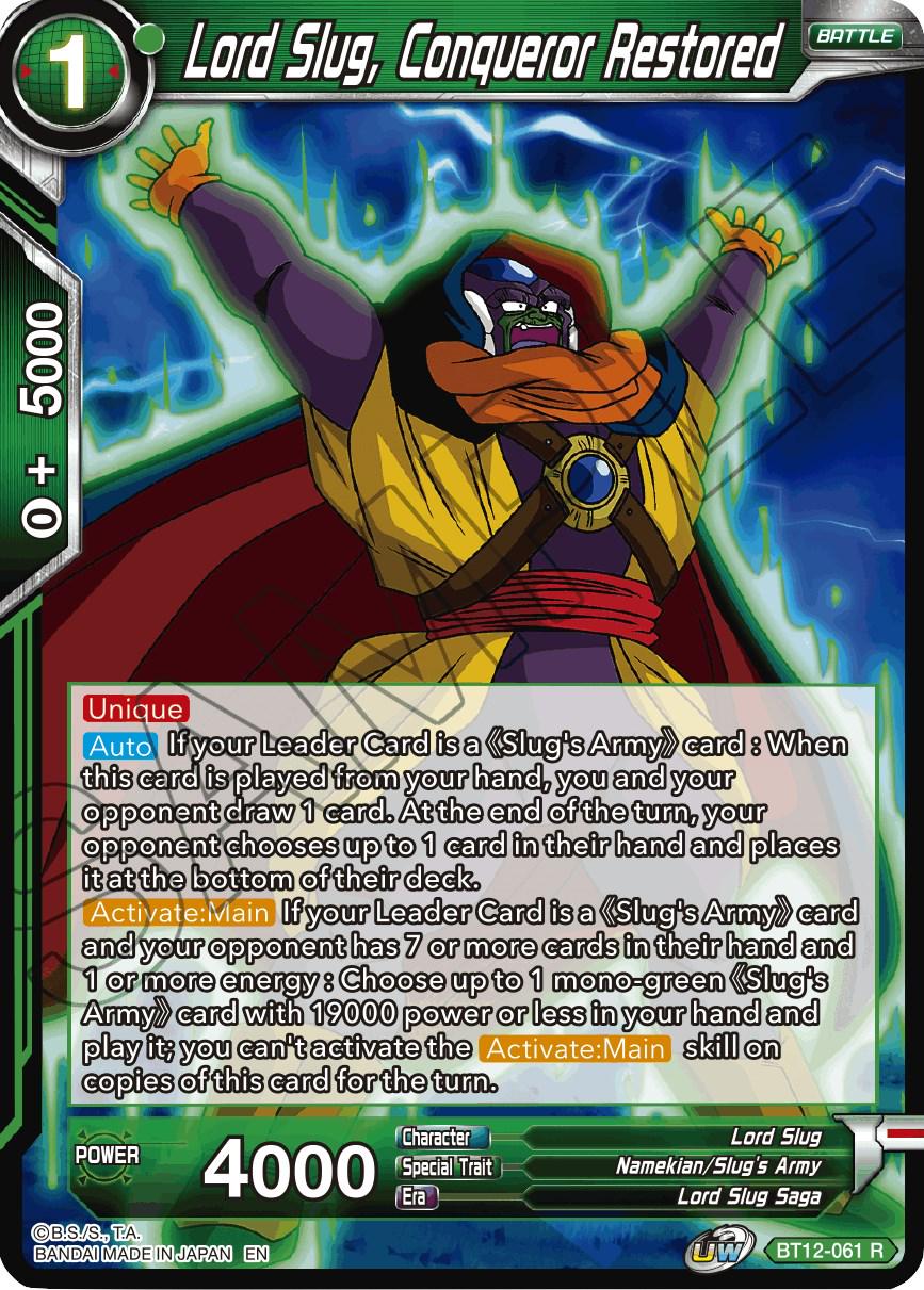 Lord Slug, Conqueror Restored BT12-061