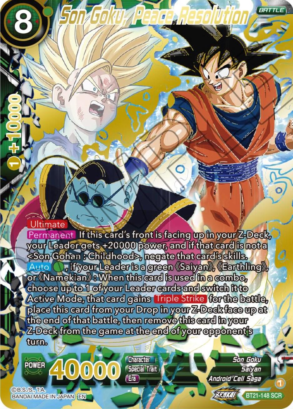 Son Goku, Peace Resolution BT21-148