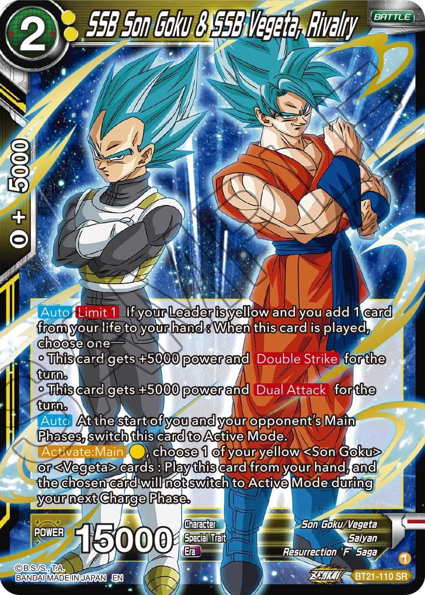 SSB Son Goku & SSB Vegeta, Rivalry BT21-110