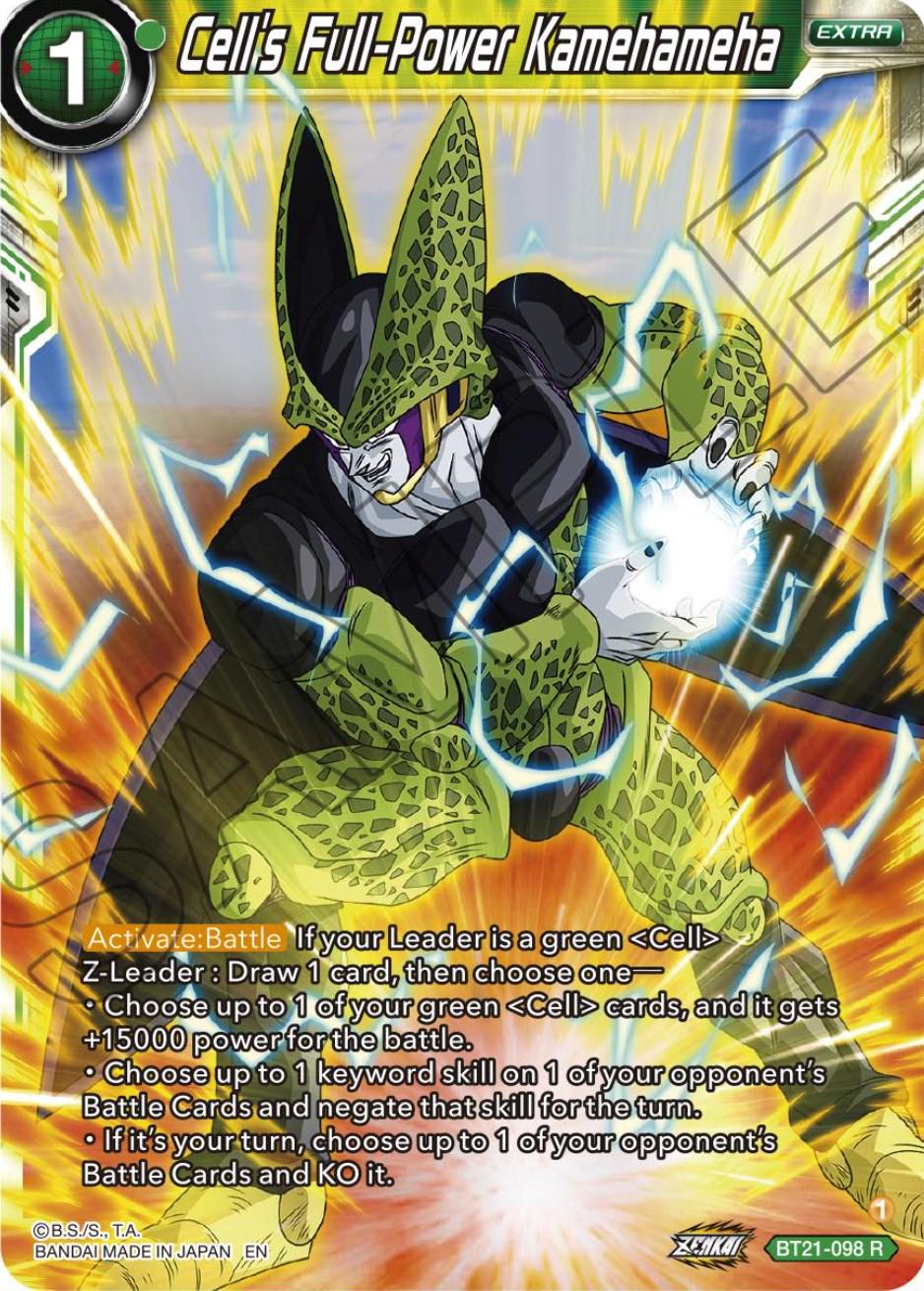 Cell's Full-Power Kamehameha BT21-098