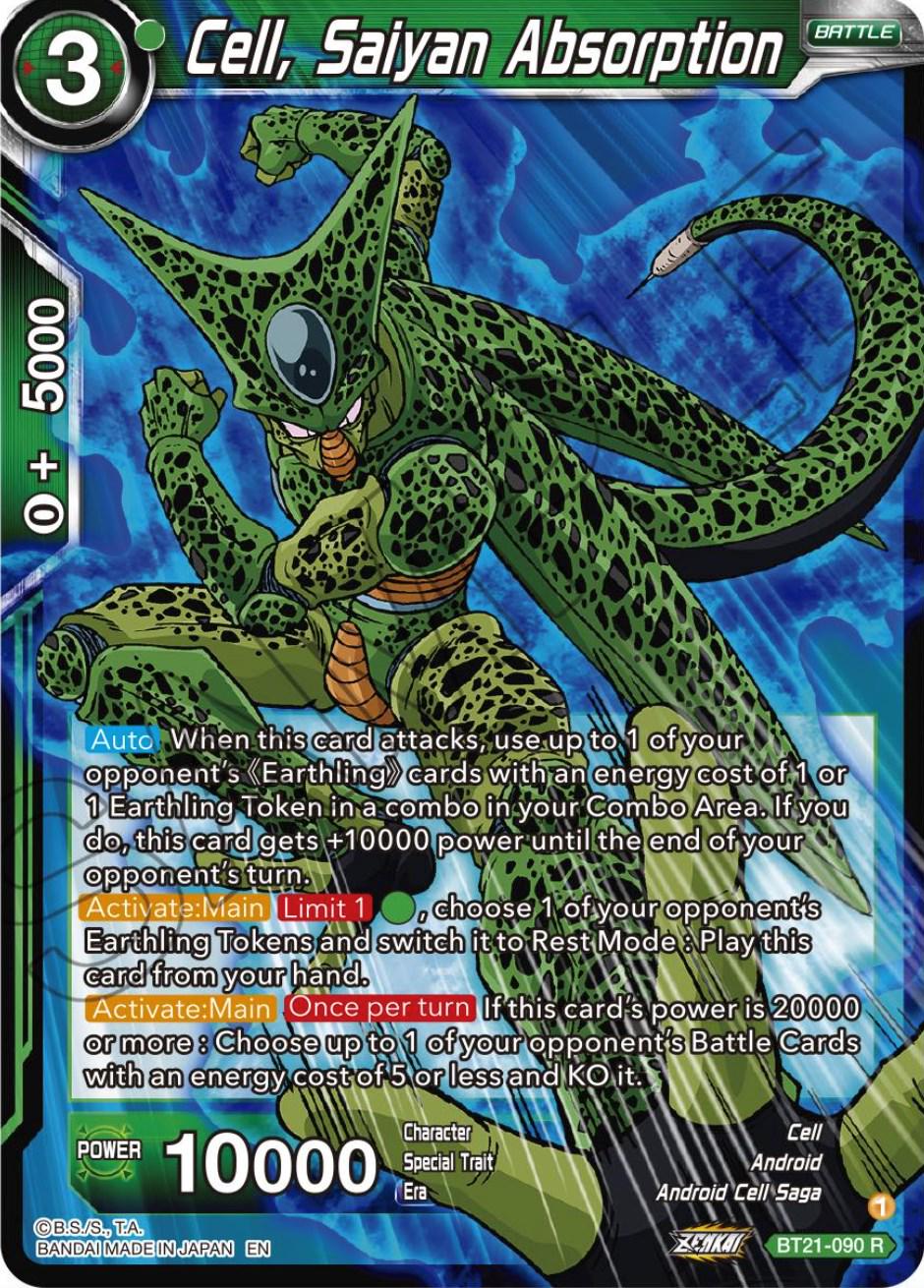 Cell, Saiyan Absorption BT21-090