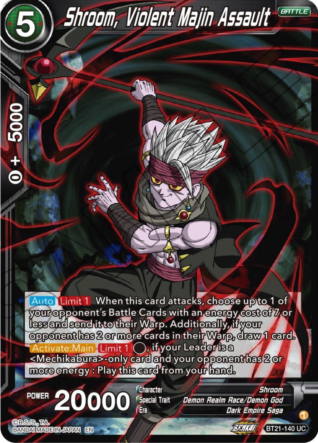 Shroom, Violent Majin Assault BT21-140