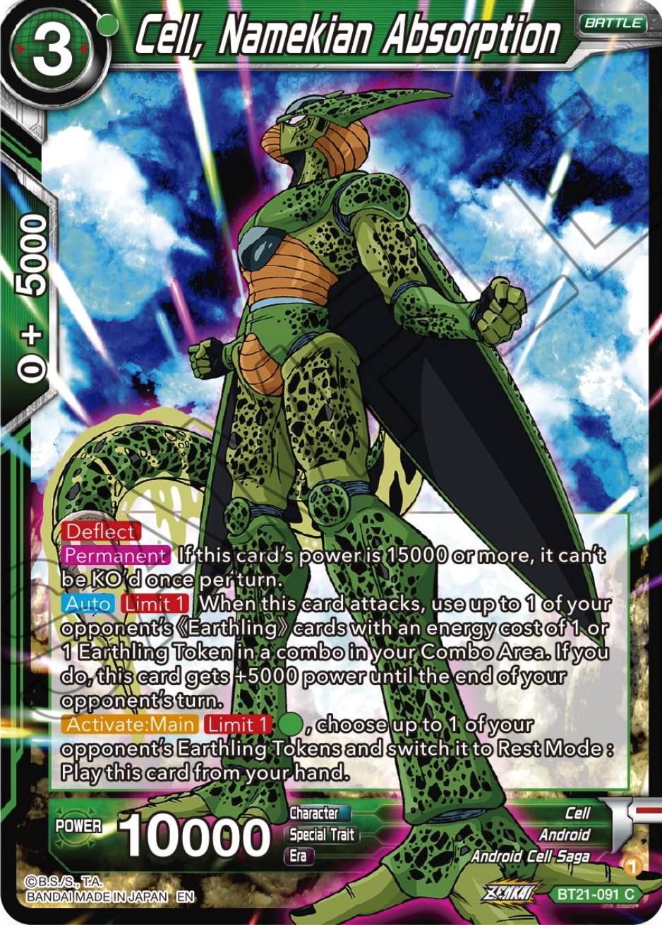 Cell, Namekian Absorption BT21-091