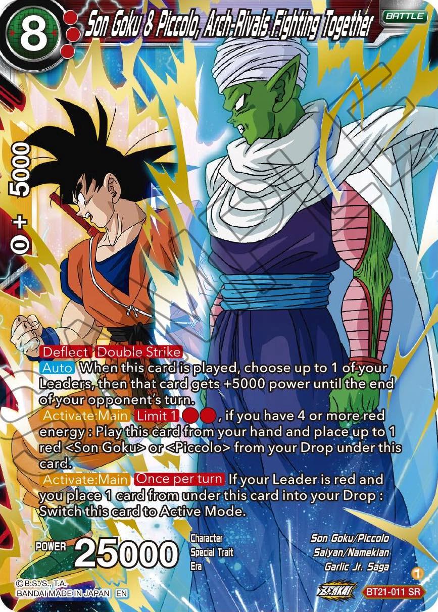 Son Goku & Piccolo, Arch-Rivals Fighting Together BT21-011