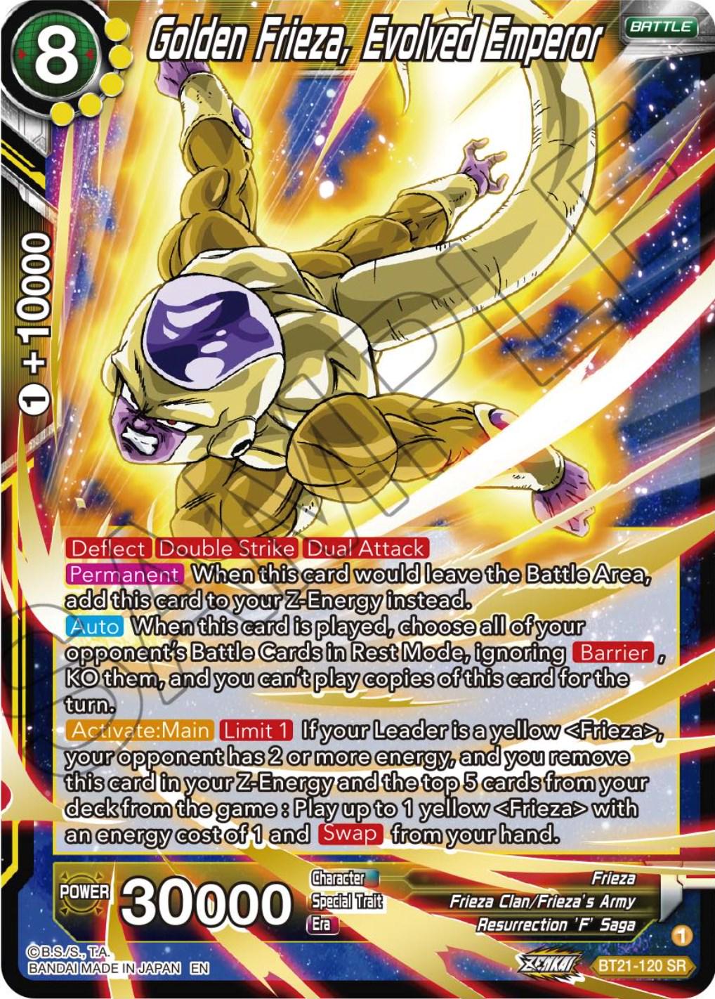 Golden Frieza, Evolved Emperor BT21-120
