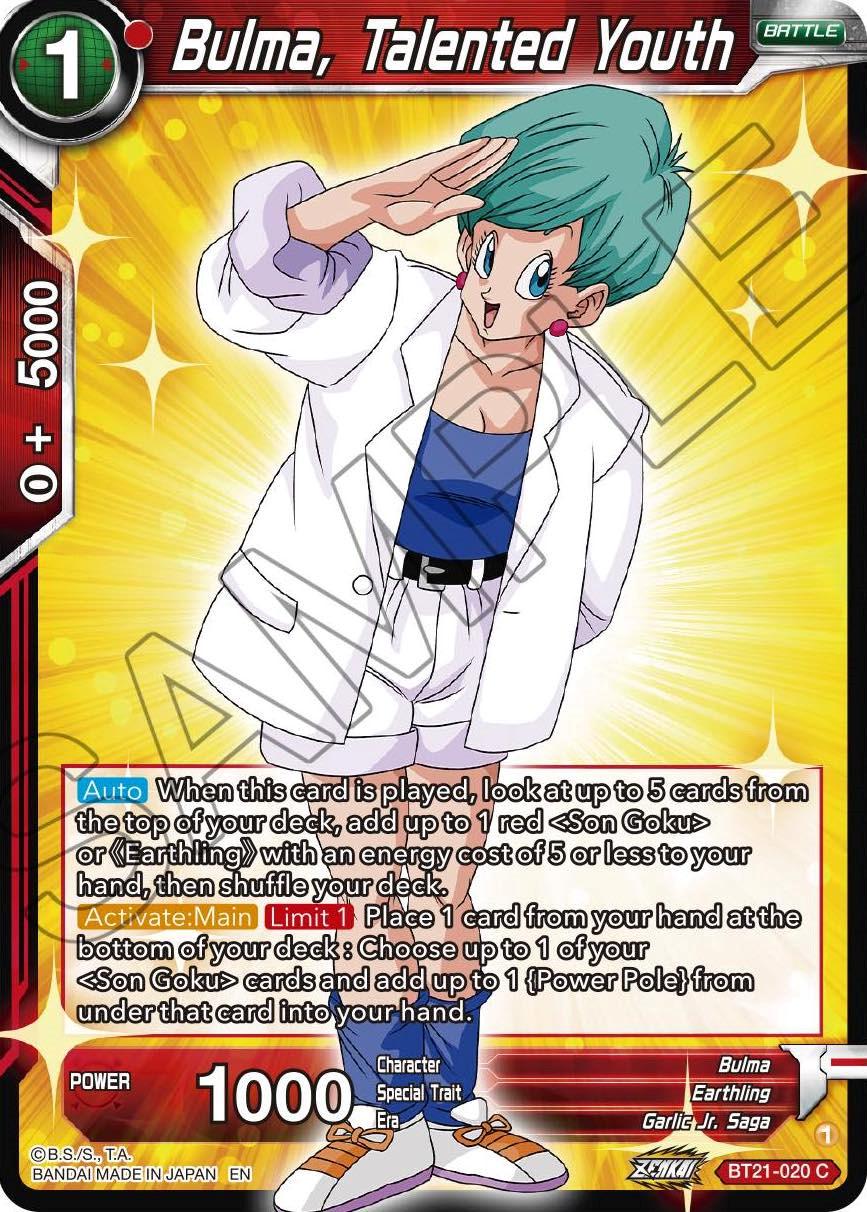 Bulma, Talented Youth BT21-020