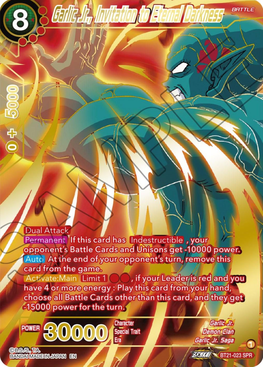 Garlic Jr., Invitation to Eternal Darkness [SPR] BT21-023