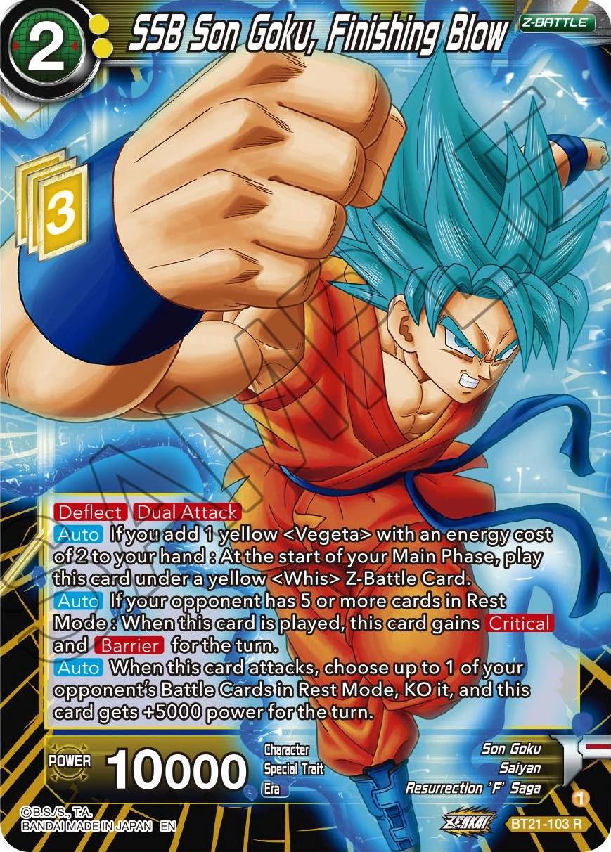 SSB Son Goku, Finishing Blow BT21-103