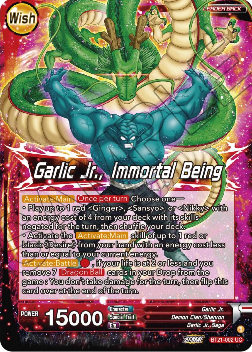 Garlic Jr. // Garlic Jr., Immortal Being BT21-002