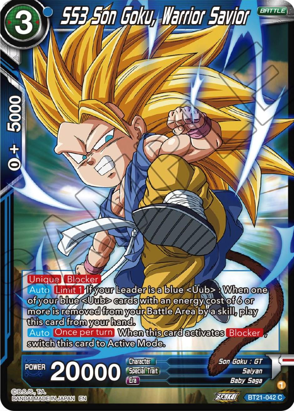 SS3 Son Goku, Warrior Savior BT21-042