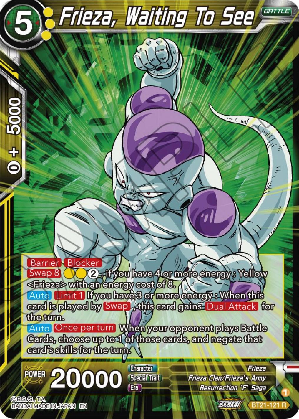 Frieza, Waiting To See BT21-121