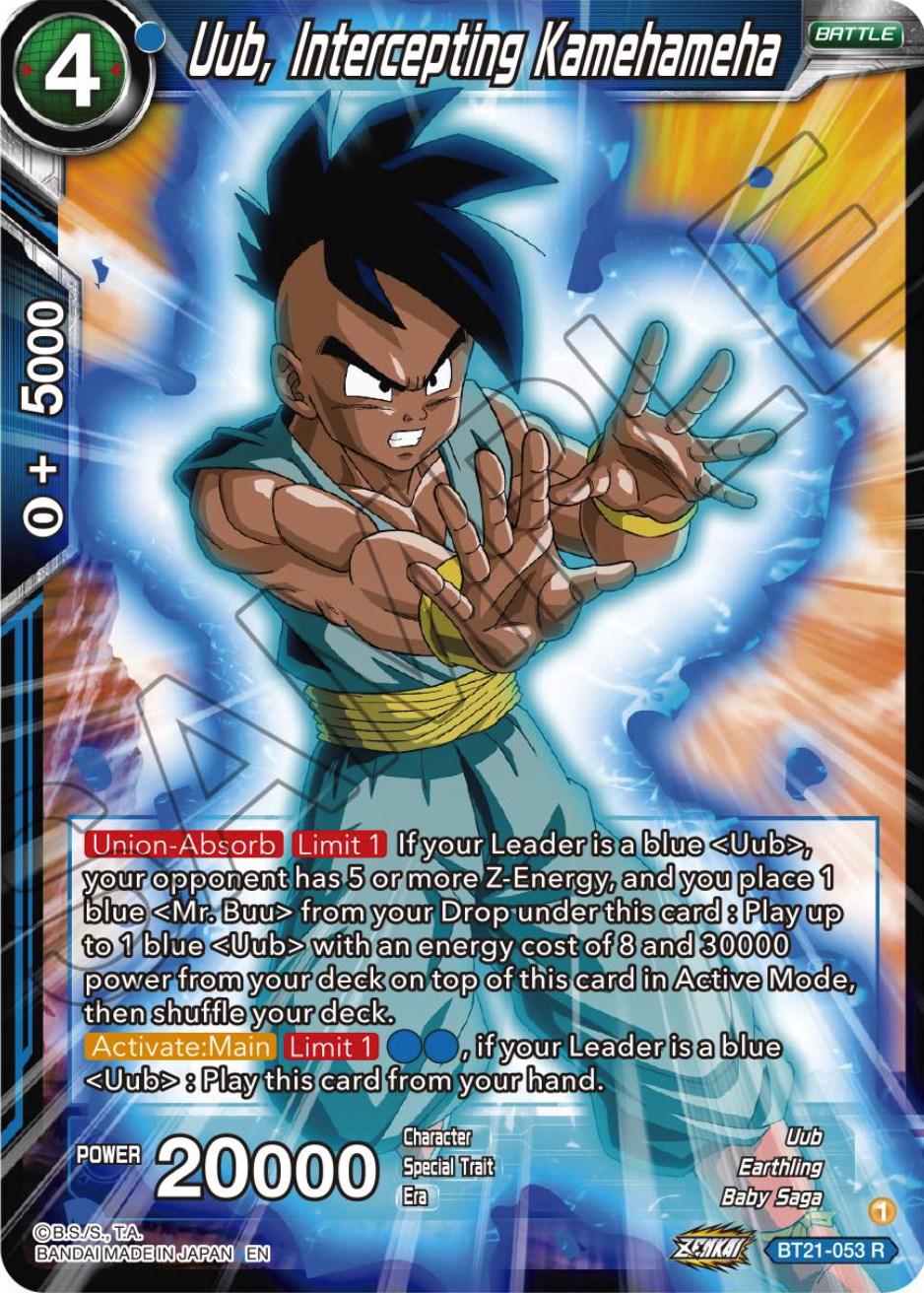 Uub, Intercepting Kamehameha BT21-053