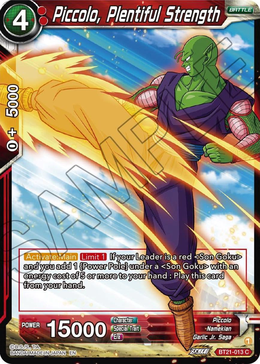 Piccolo, Plentiful Strength BT21-013