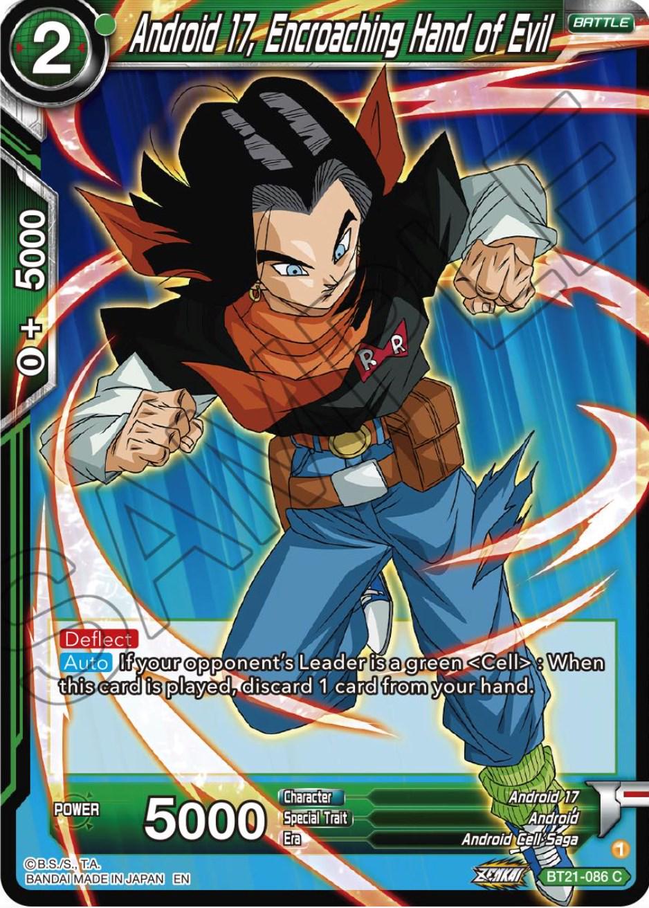 Android 17, Encroaching Hand of Evil BT21-086