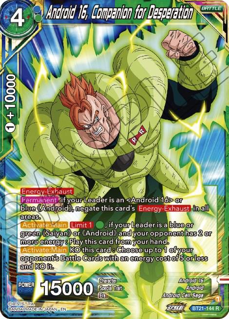 Android 16, Companion for Desperation BT21-144